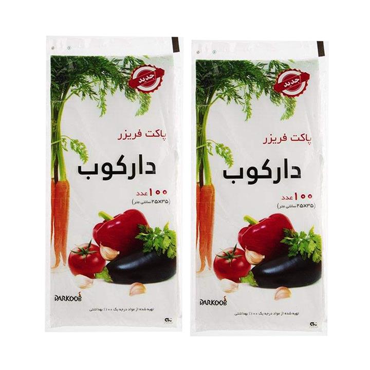 کیسه فریزر دارکوب مدل F1 دو بسته 100 عددی